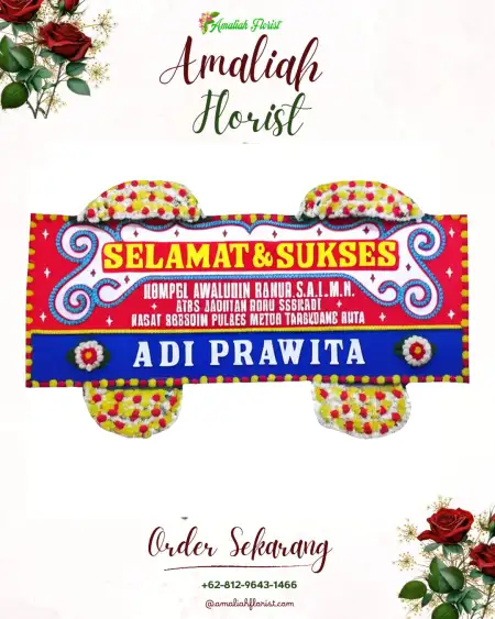 Papan Bunga Ucapan Selamat Sumbul